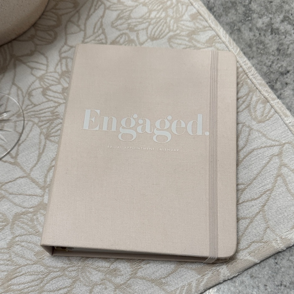 Kate Spade Engaged Bridal Appointment Calendar - Blush Pink